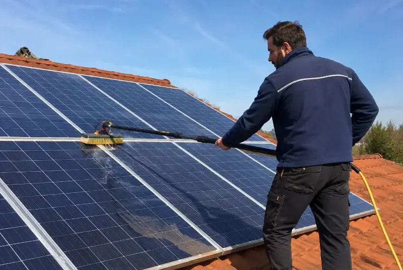 Nettoyage et entretien de panneaux solaires à Grenay